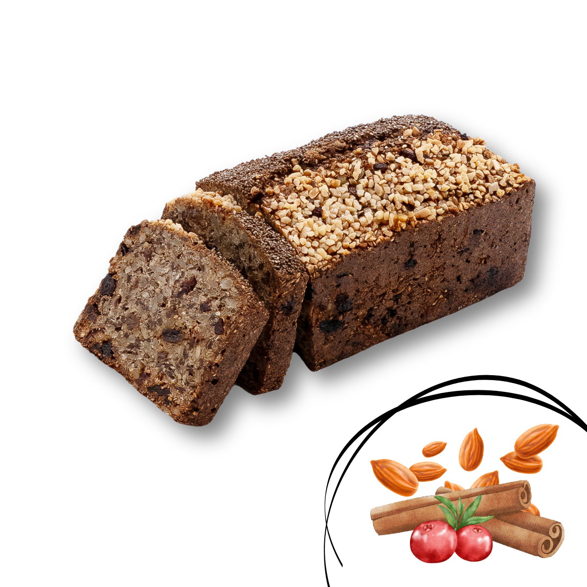 Kornsaaten-Brot mit Mandeln und Zimt – Zimttraum