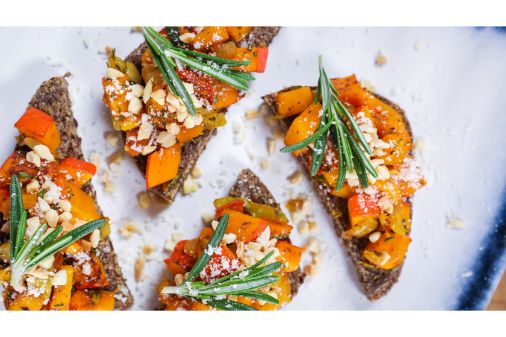 REZEPT: Kürbis Bruschetta