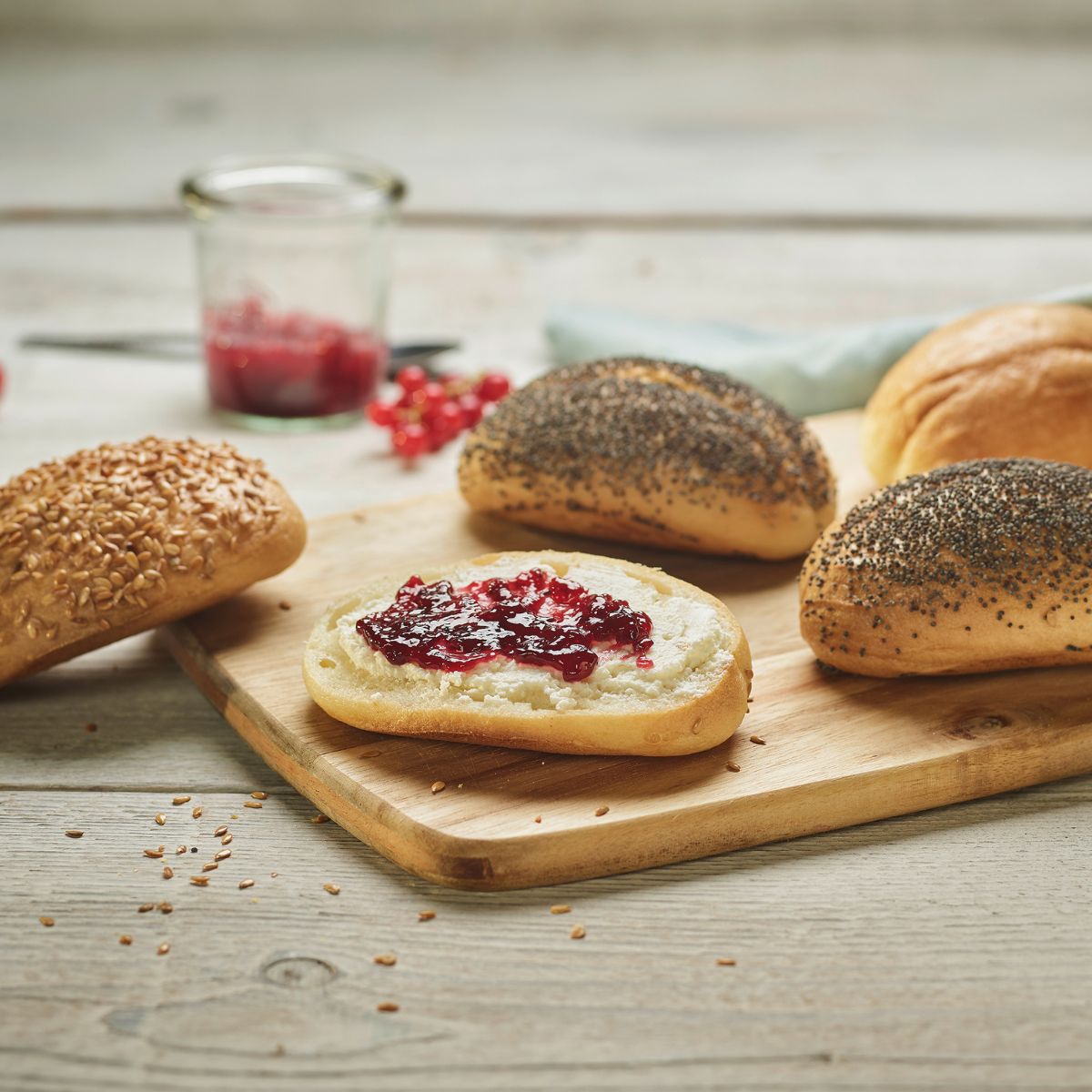 Frühstücksbrötchen, glutenfrei