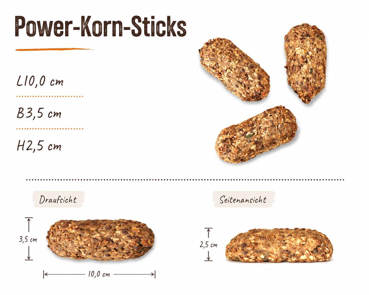 Power-Korn-Sticks - Korn-Knirpse