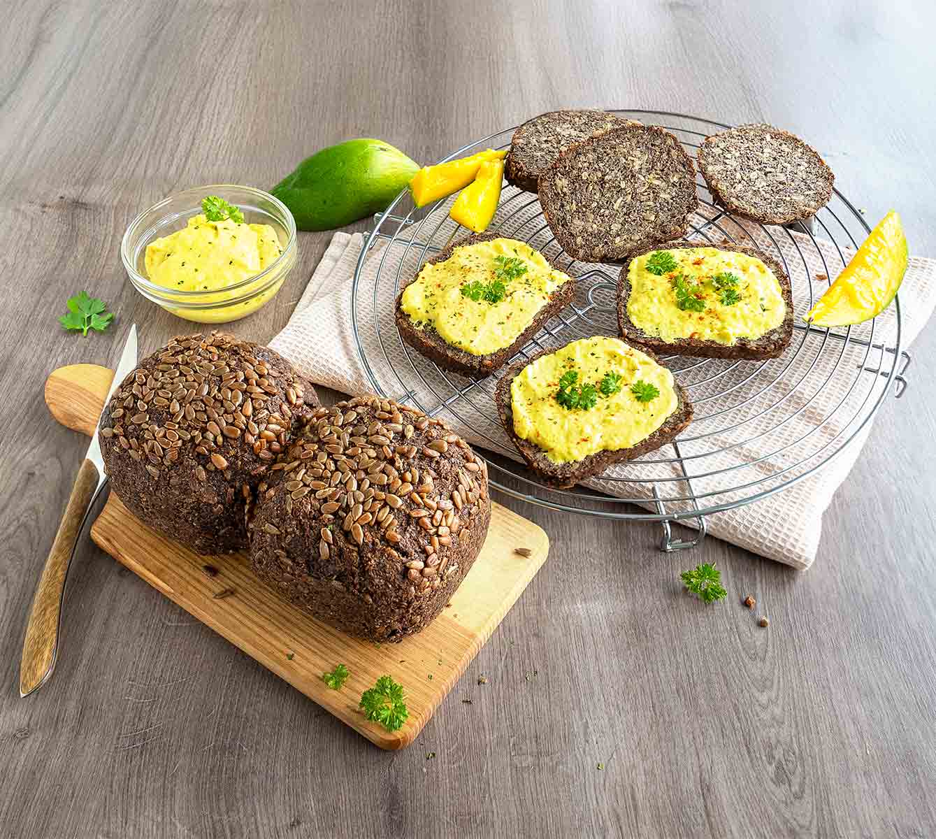 Lower Carb-Brot Sonnenblumenkerne